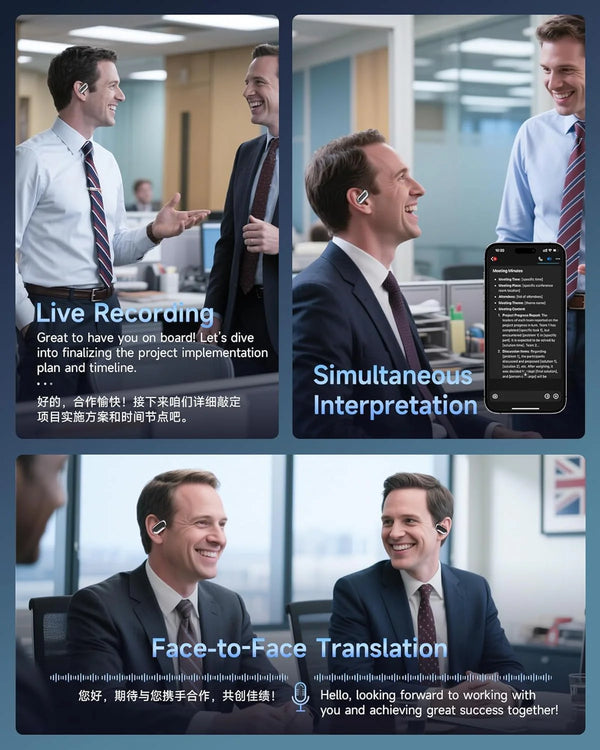 Instant Language Translator Earbuds